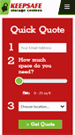 Mobile Screenshot of keepsafe-storage.co.uk